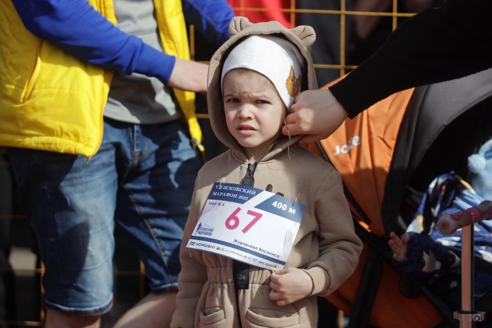 Детские забеги VII Псковского марафона