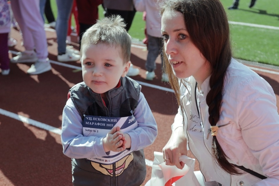 Детские забеги VII Псковского марафона