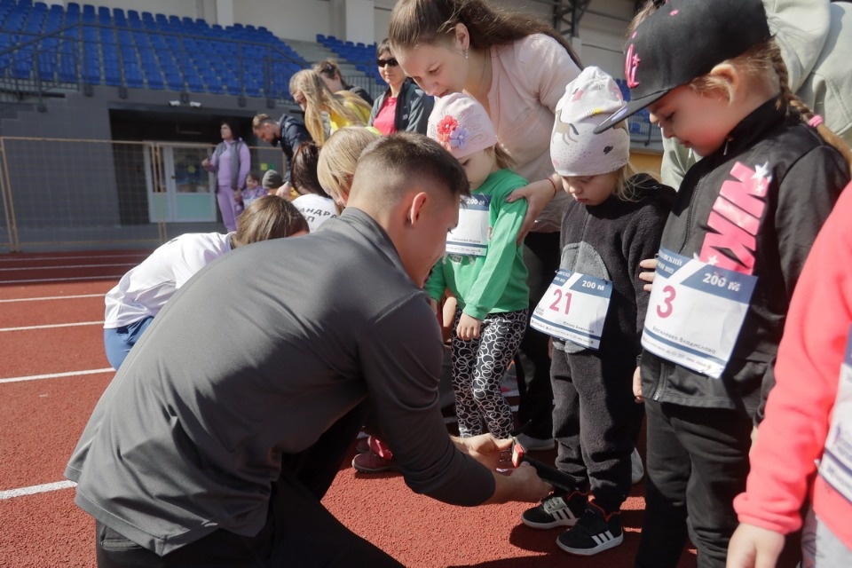 Детские забеги VII Псковского марафона