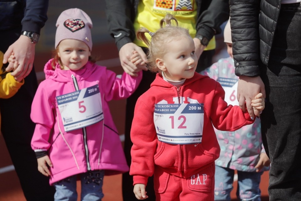 Детские забеги VII Псковского марафона