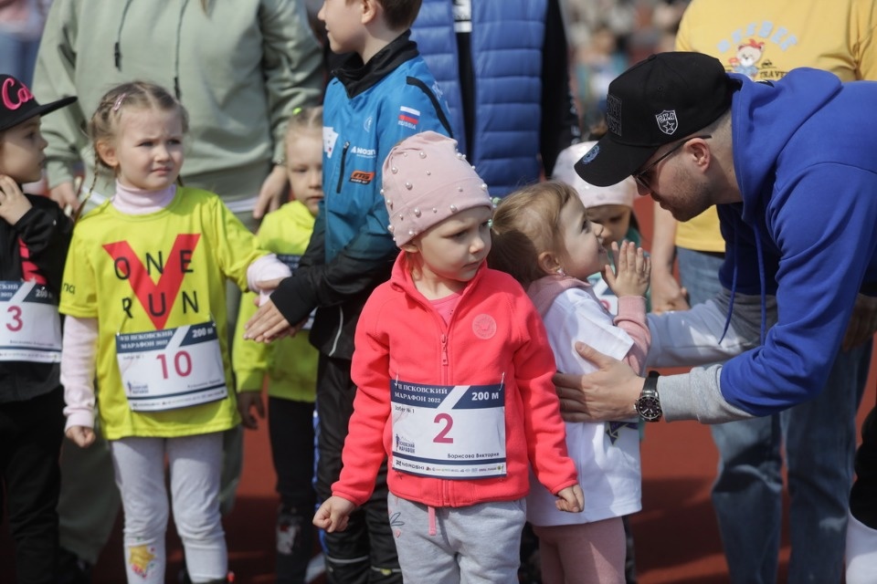 Детские забеги VII Псковского марафона