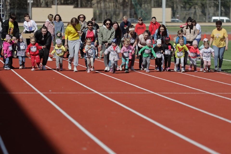 Детские забеги VII Псковского марафона