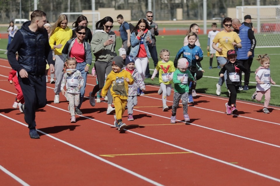 Детские забеги VII Псковского марафона