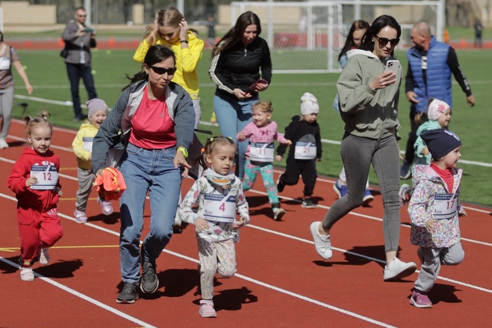 Детские забеги VII Псковского марафона