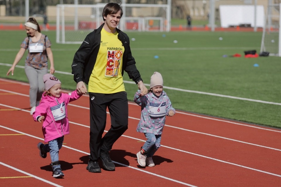Детские забеги VII Псковского марафона