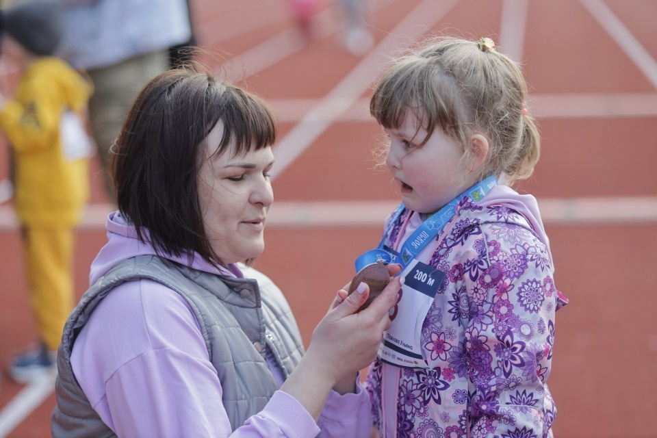 Детские забеги VII Псковского марафона