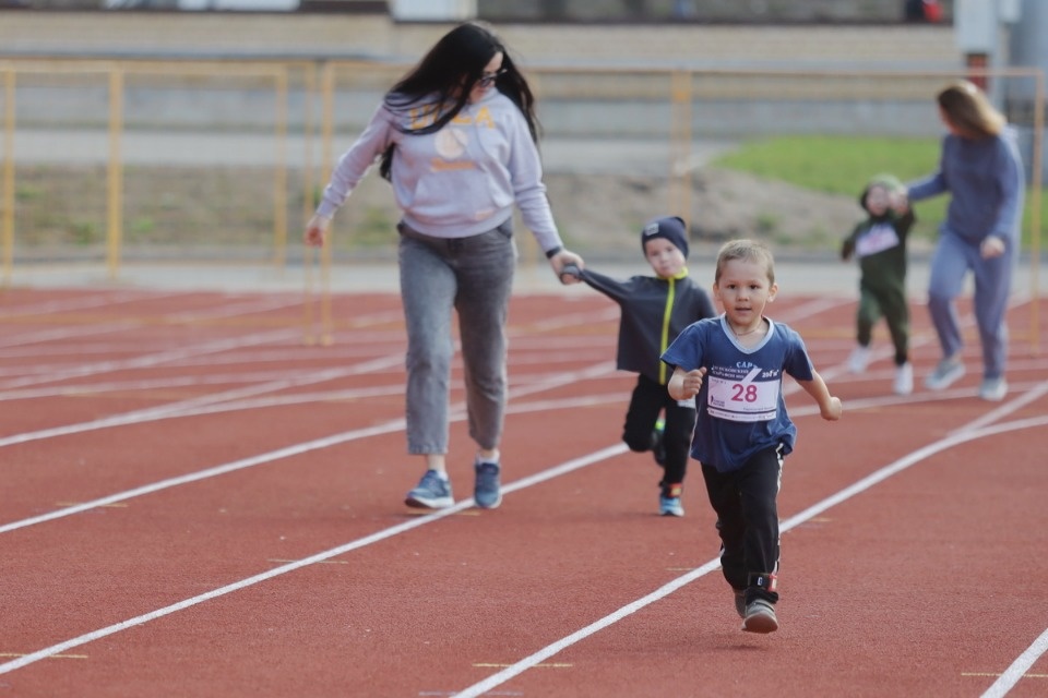Детские забеги VII Псковского марафона