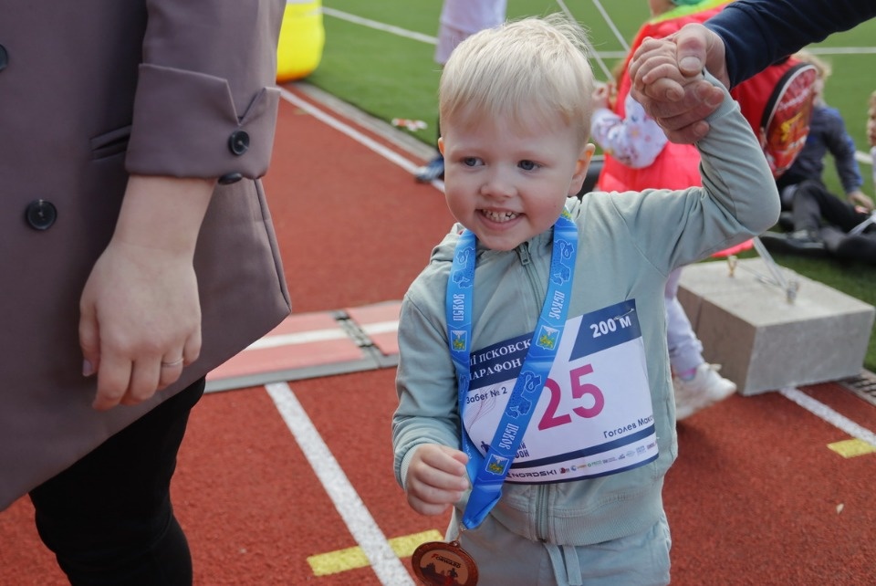 Детские забеги VII Псковского марафона