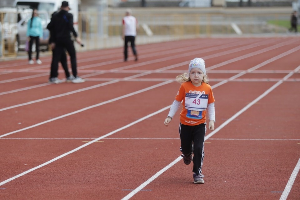 Детские забеги VII Псковского марафона