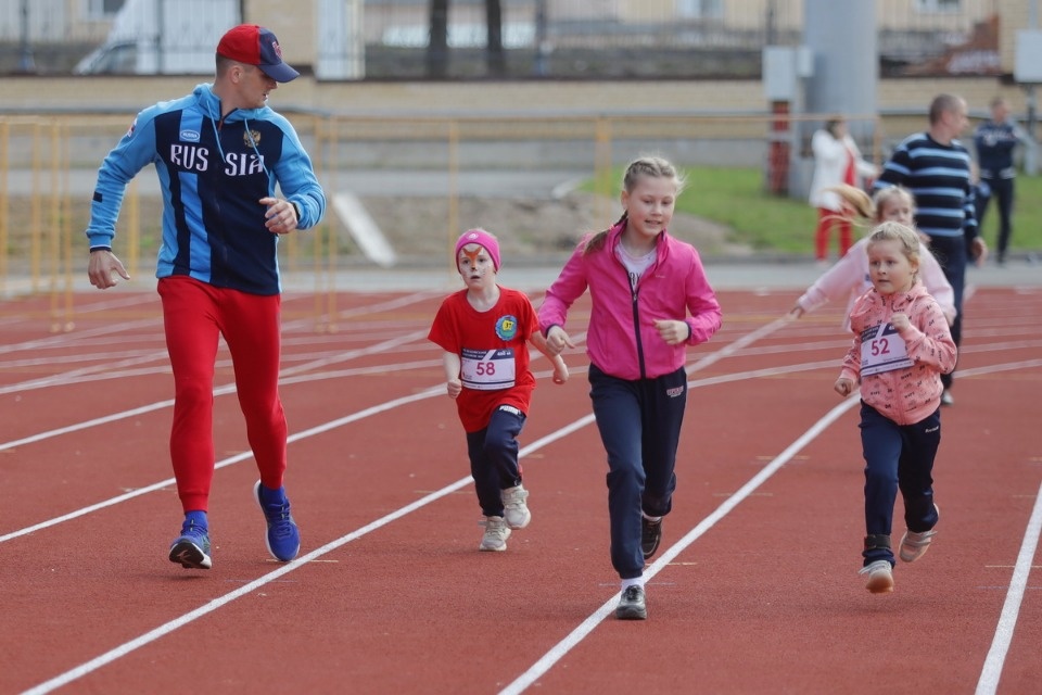 Детские забеги VII Псковского марафона