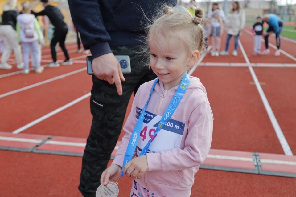 Детские забеги VII Псковского марафона