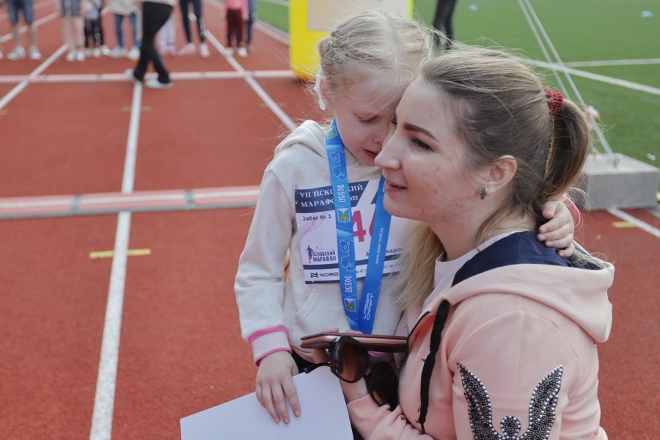 Детские забеги VII Псковского марафона