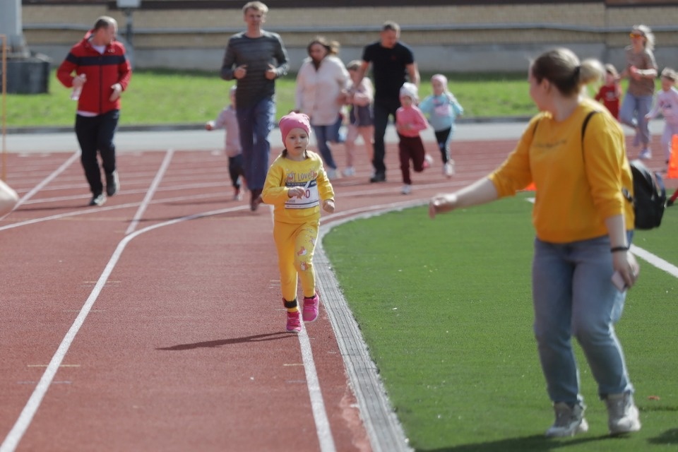 Детские забеги VII Псковского марафона
