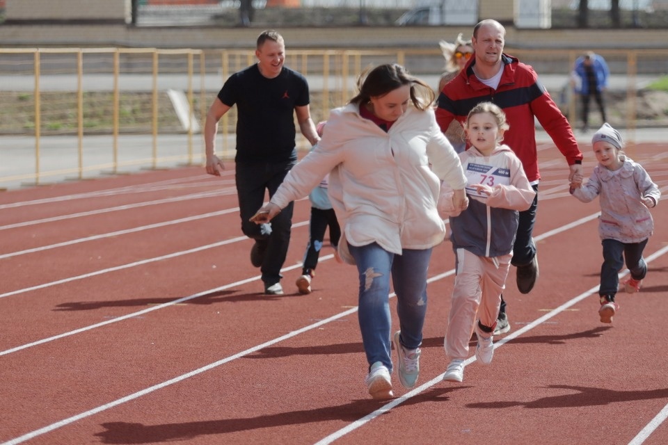 Детские забеги VII Псковского марафона