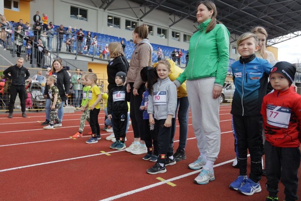 Детские забеги VII Псковского марафона