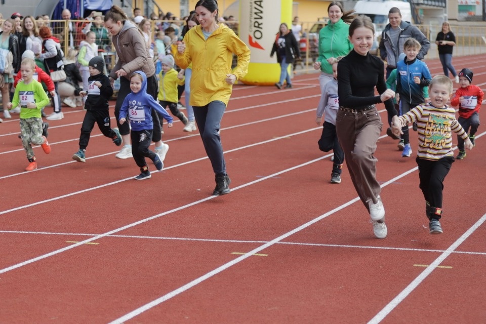 Детские забеги VII Псковского марафона