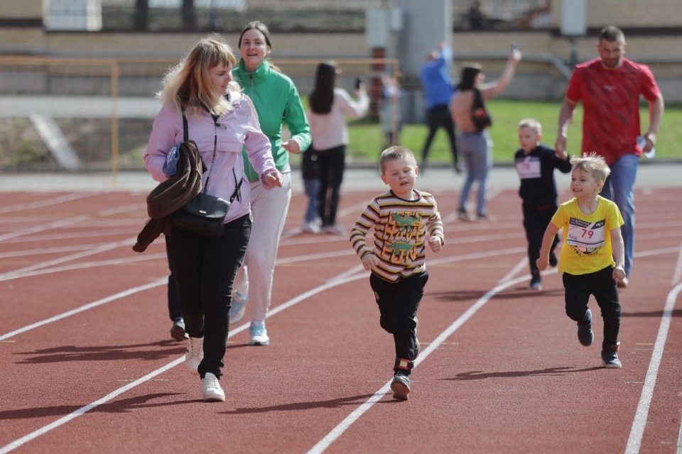 Детские забеги VII Псковского марафона