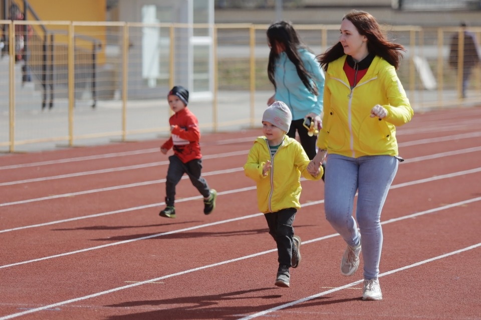 Детские забеги VII Псковского марафона