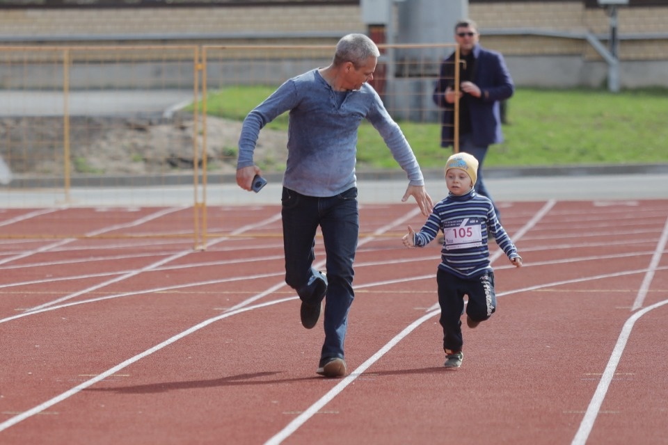 Детские забеги VII Псковского марафона
