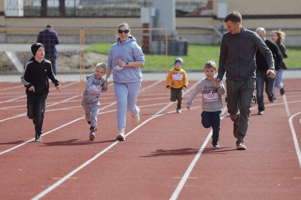 Детские забеги VII Псковского марафона