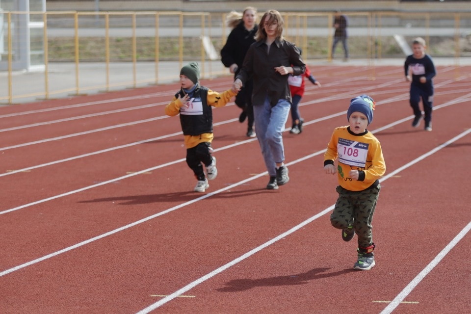 Детские забеги VII Псковского марафона