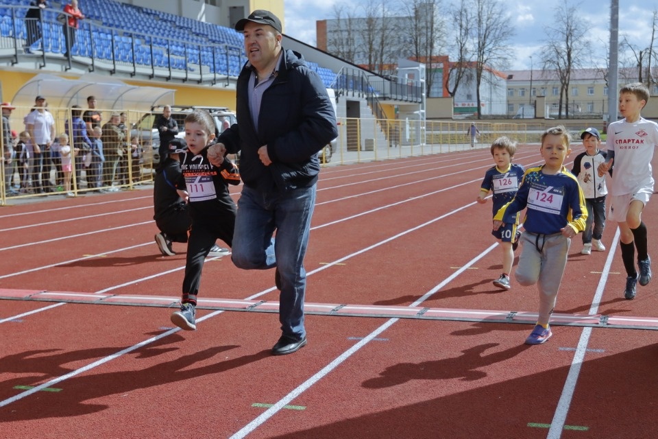 Детские забеги VII Псковского марафона