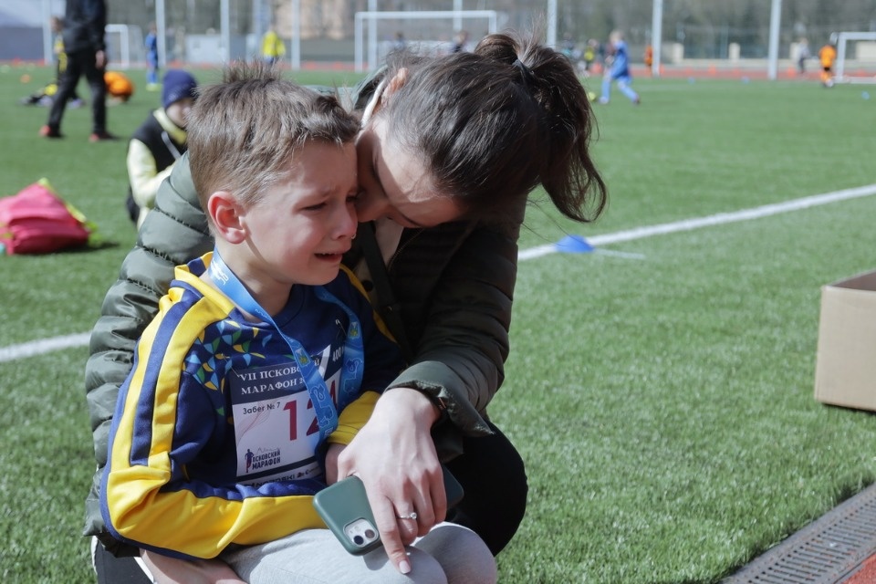 Детские забеги VII Псковского марафона