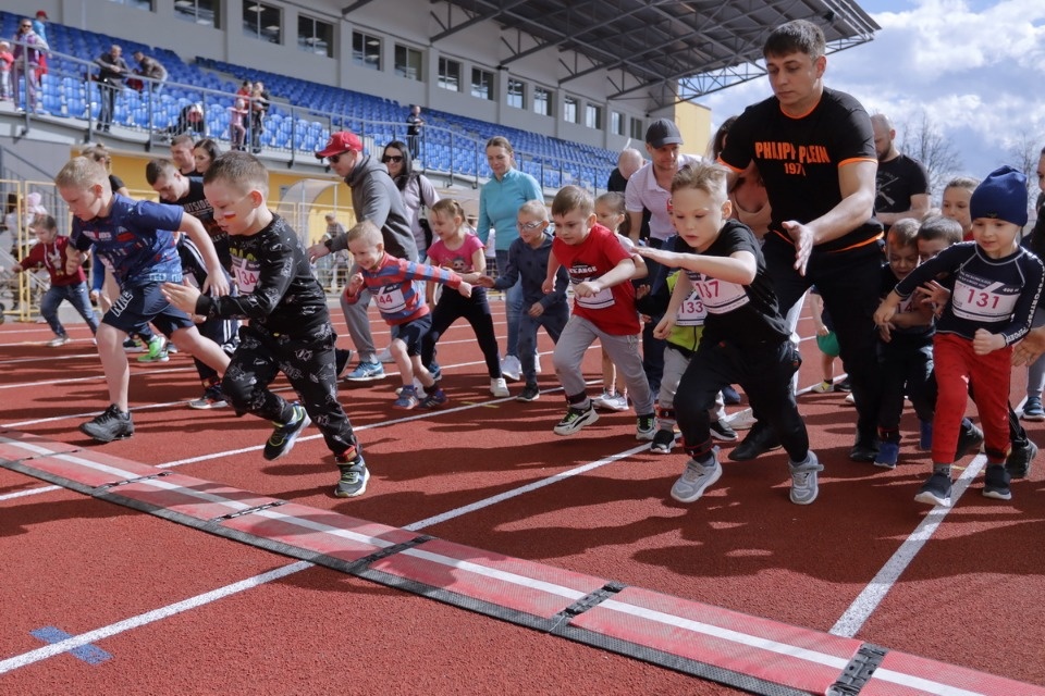Детские забеги VII Псковского марафона