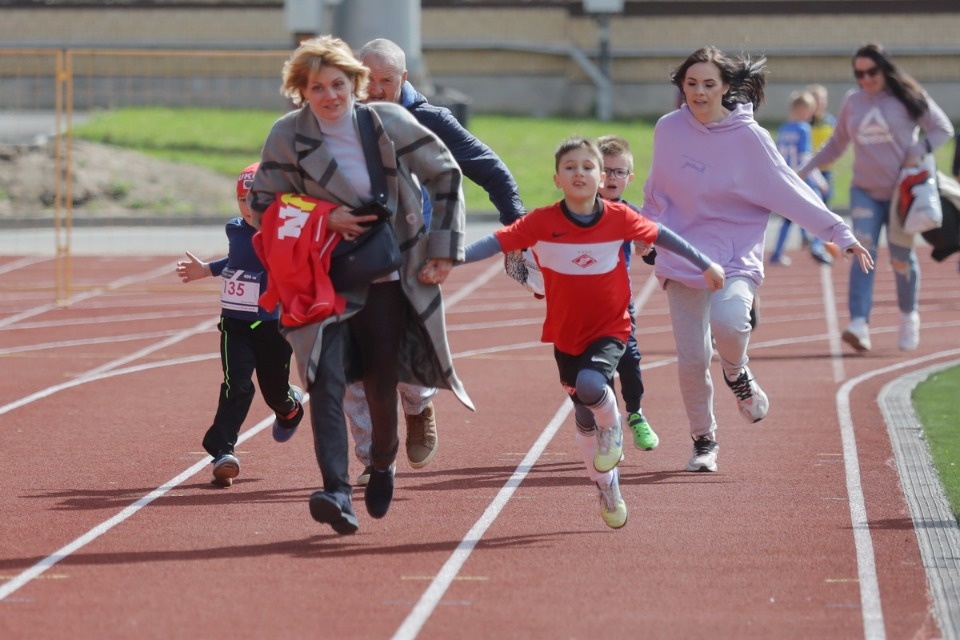 Детские забеги VII Псковского марафона