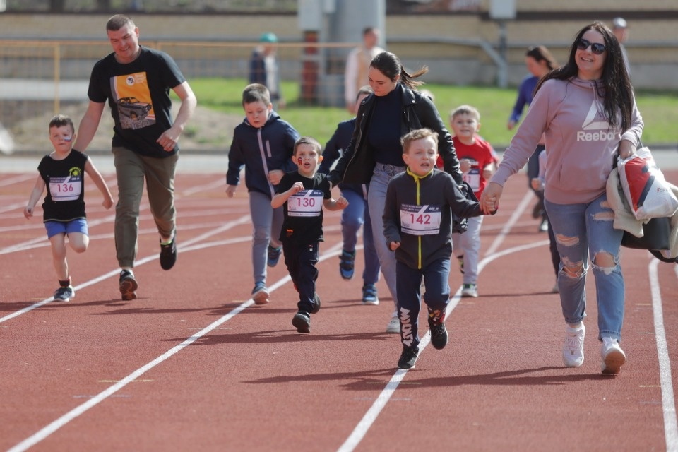 Детские забеги VII Псковского марафона