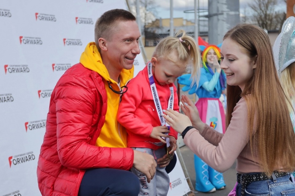 Детские забеги VII Псковского марафона