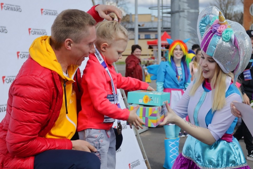 Детские забеги VII Псковского марафона