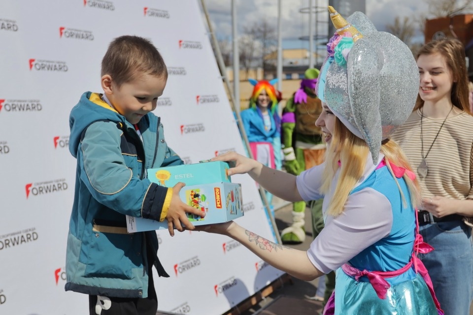 Детские забеги VII Псковского марафона