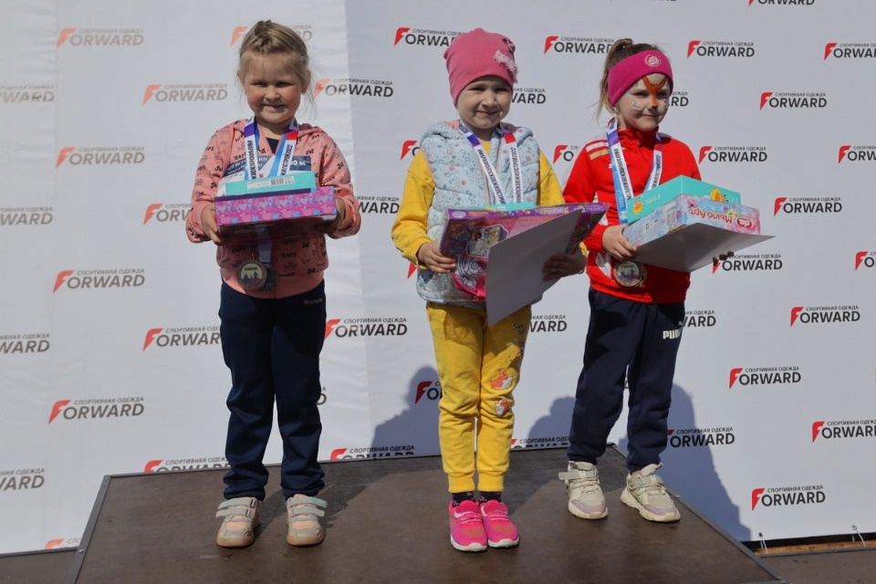 Детские забеги VII Псковского марафона