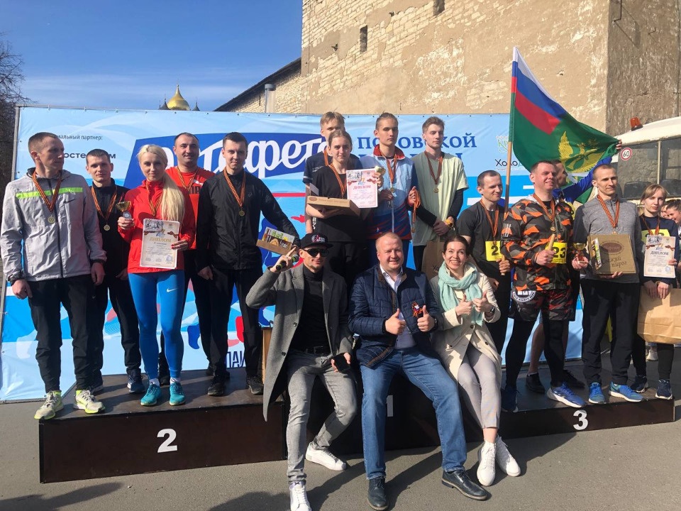 Сборная «Королева спорта - легкая атлетика» выиграла в забеге корпоративных команд эстафеты «Псковской правды»