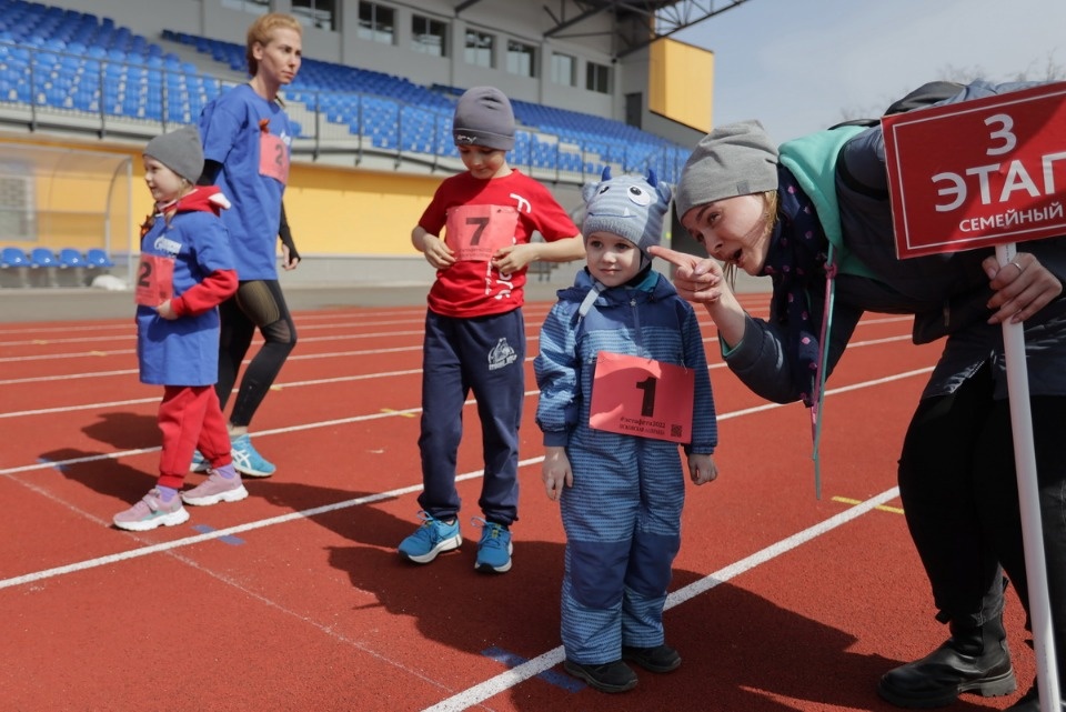 Семейный забег эстафеты «Псковской правды»