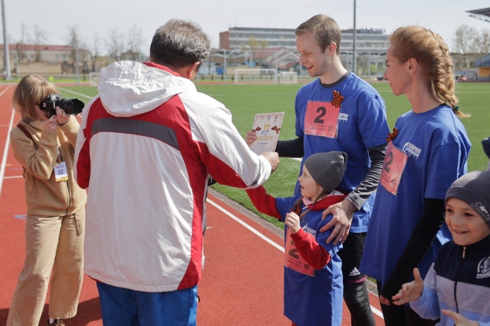 Семейный забег эстафеты «Псковской правды»