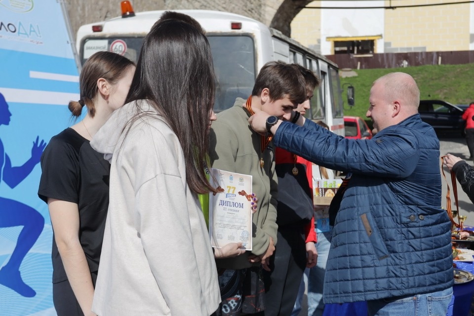 Церемония награждения эстафеты «Псковской правды» 