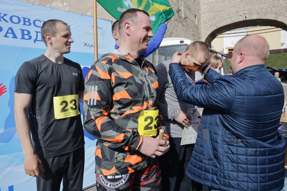 Церемония награждения эстафеты «Псковской правды» 