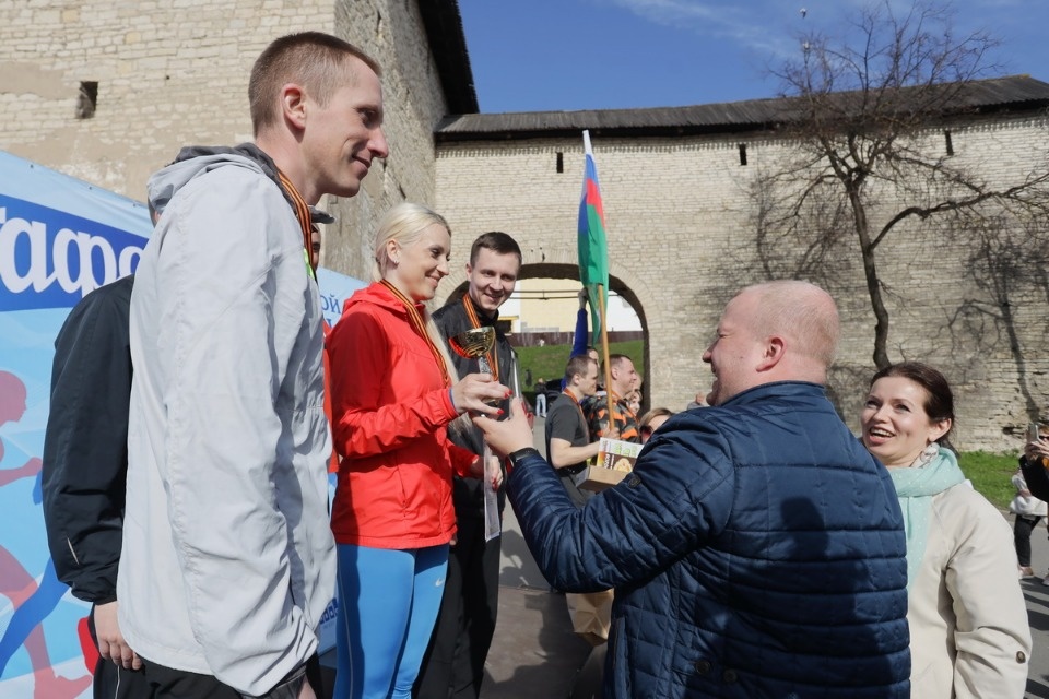 Церемония награждения эстафеты «Псковской правды» 