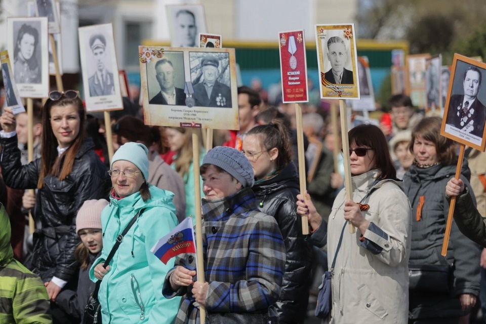 «Бессмертный полк» на марше