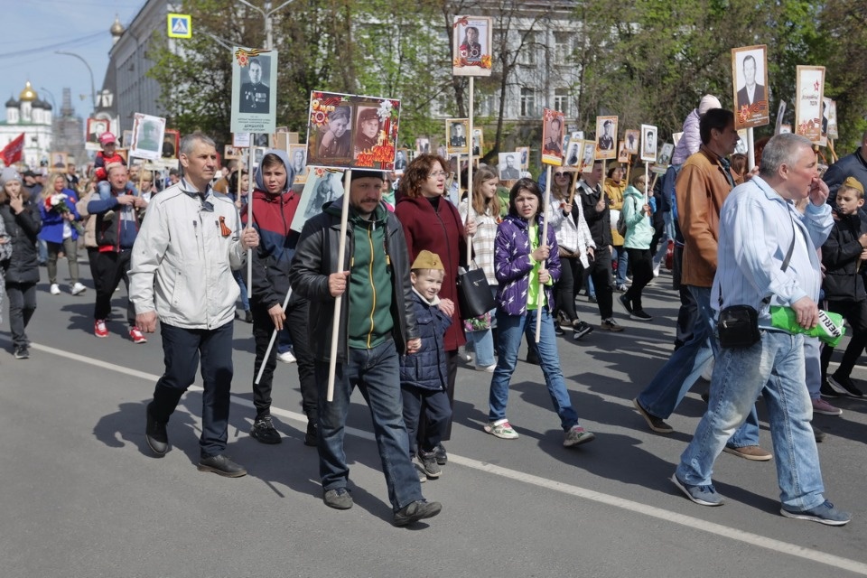 «Бессмертный полк» на марше