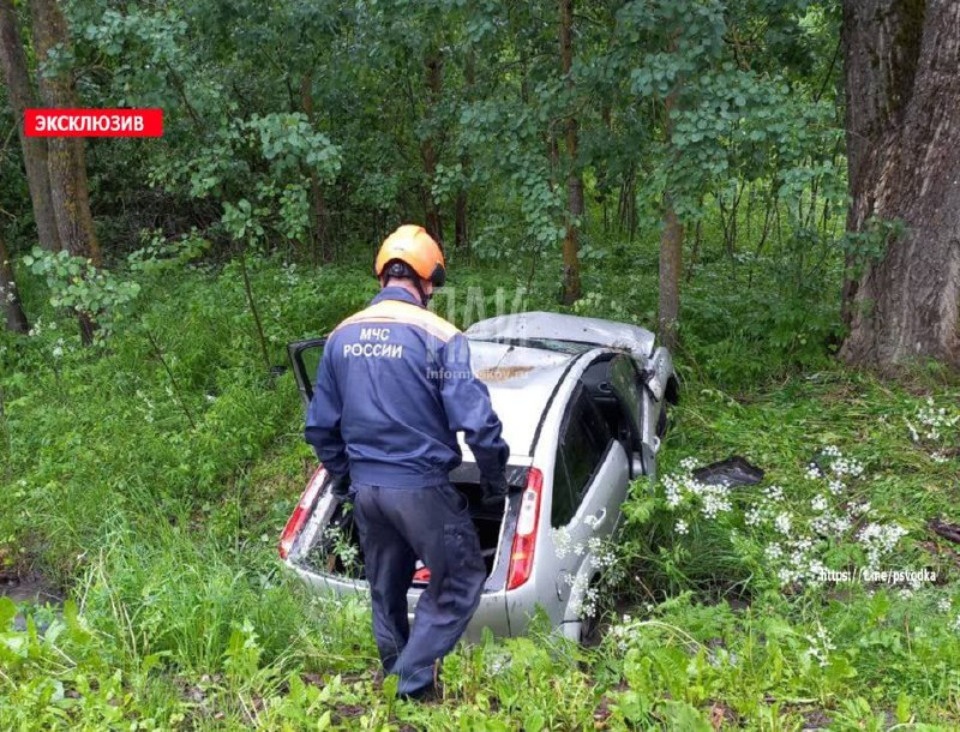 В результате аварии в Великолукском районе пострадали два человека В результате аварии в Великолукском районе пострадали два человека