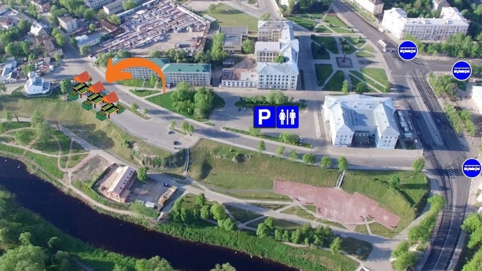 В июле в центре Пскова начнет работать ярмарка выходного дня