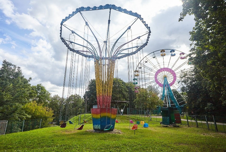 Из-за погоды в Пскове не работают аттракционы