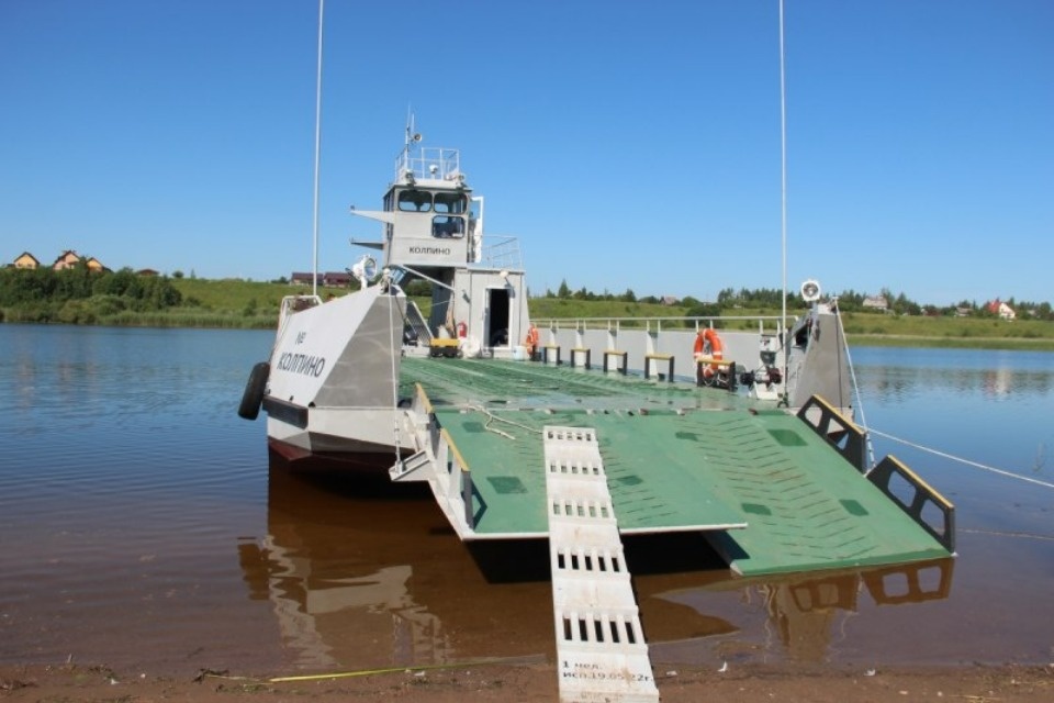 Новый паром для Печорского района сможет перевозить до шести автомобилей
