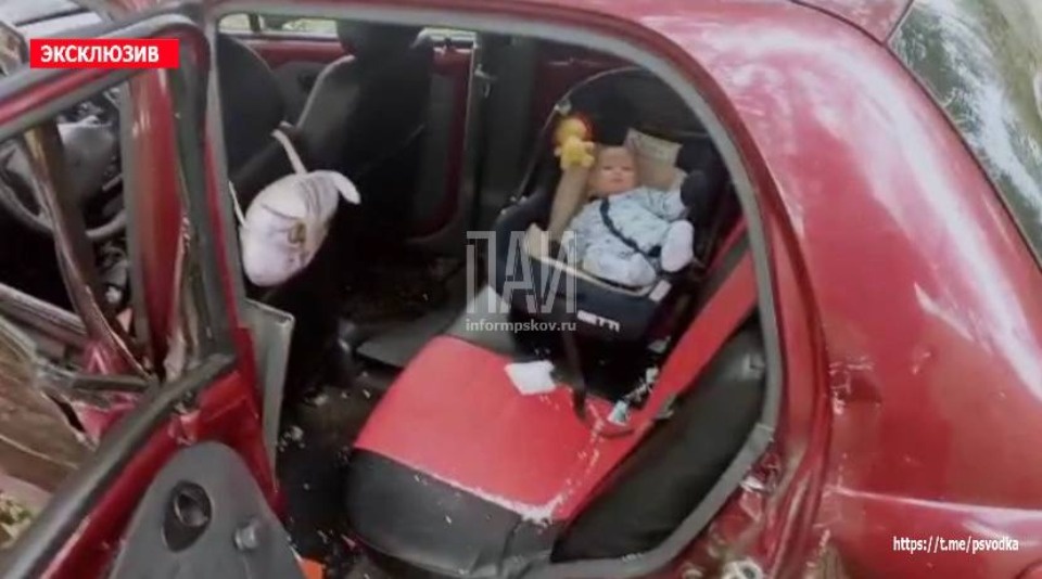 Массовое ДТП с участием детей произошло в Великолукском район