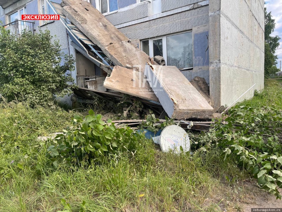 Компенсацию выплатят жителям Плюссы, оставшимся без жилья из-за обрушения лоджий 