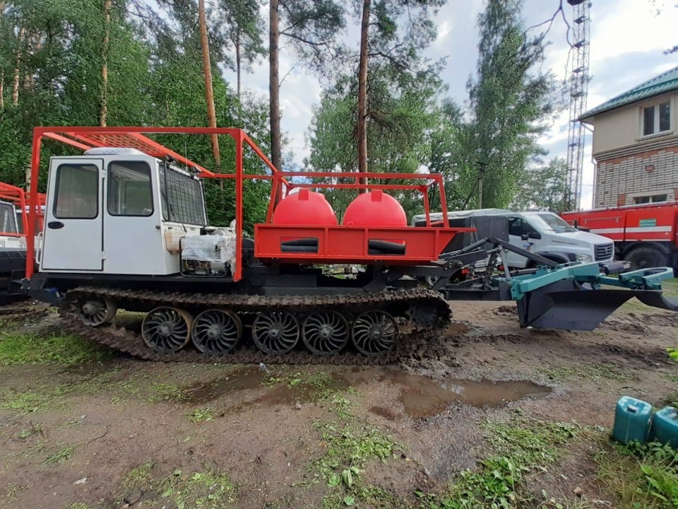 Новую технику получил Противопожарный лесной центр Псковской области Новую технику получил Противопожарный лесной центр Псковской области
