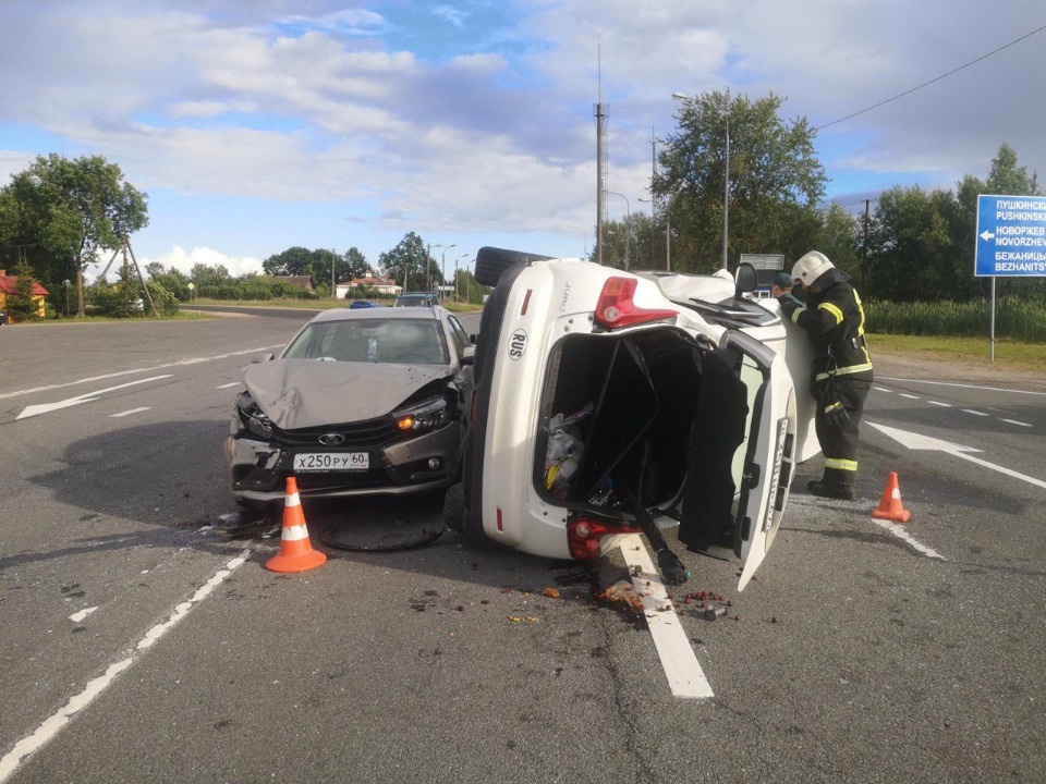 В результате ДТП в Пушкиногорском районе пострадал ребенок В результате ДТП в Пушкиногорском районе пострадал ребенок